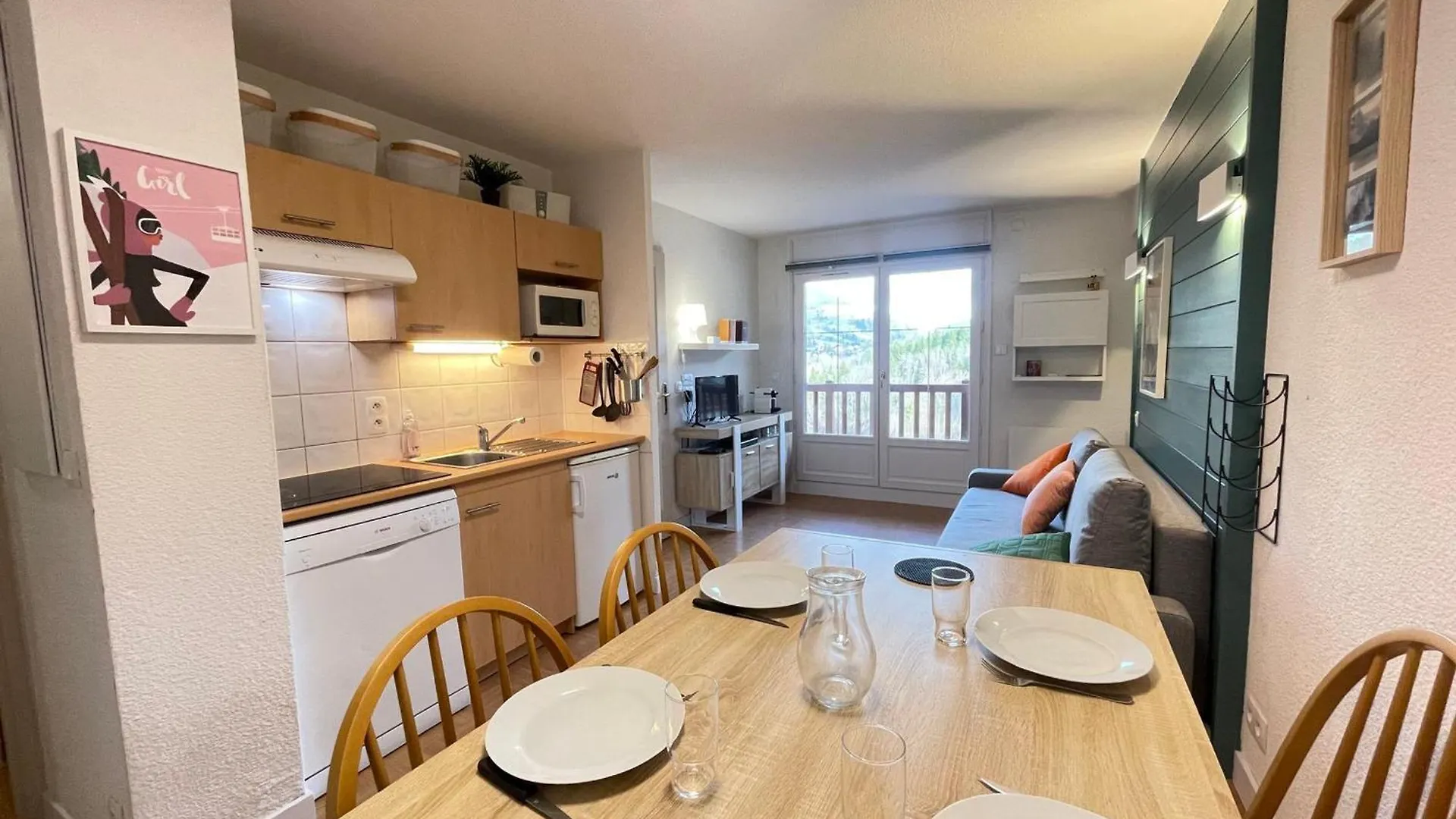 Appartement 6 Pers. Avec Piscine Aux Pieds Des Pistes - Fr-1-505-218 フルメ アパート